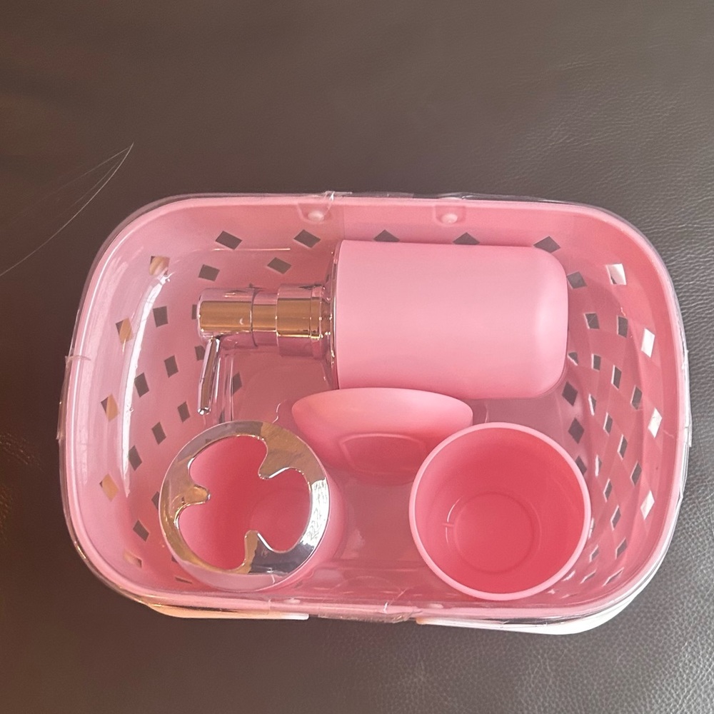 5pc BATH CADDY SET